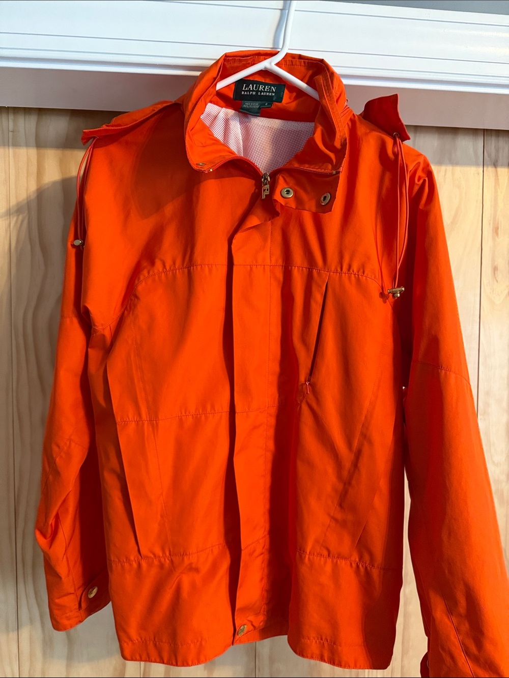 Lauren Ralph Lauren Bright Orange Women's Raincoat
